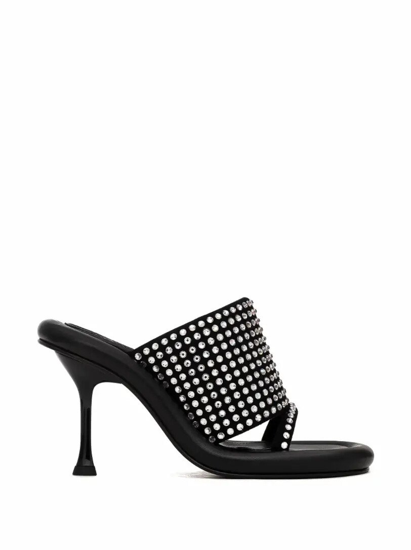 

Кожаные мюли со стразами JW Anderson