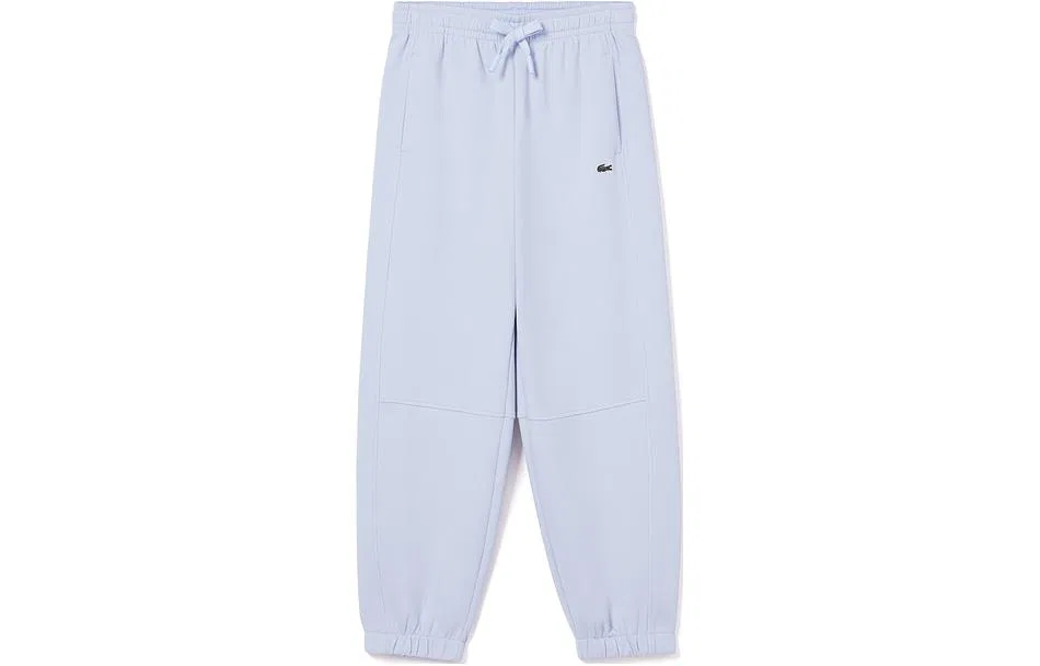Женские повседневные брюки с манжетами LACOSTE, Baby Blue/J2G