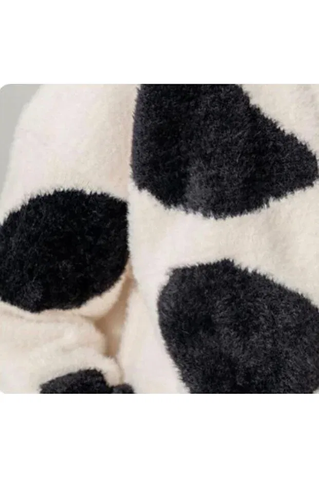Детский кардиган для девочек с текстурой Angora Cardigan Jacket Loco Loco, Ecru — фото 3