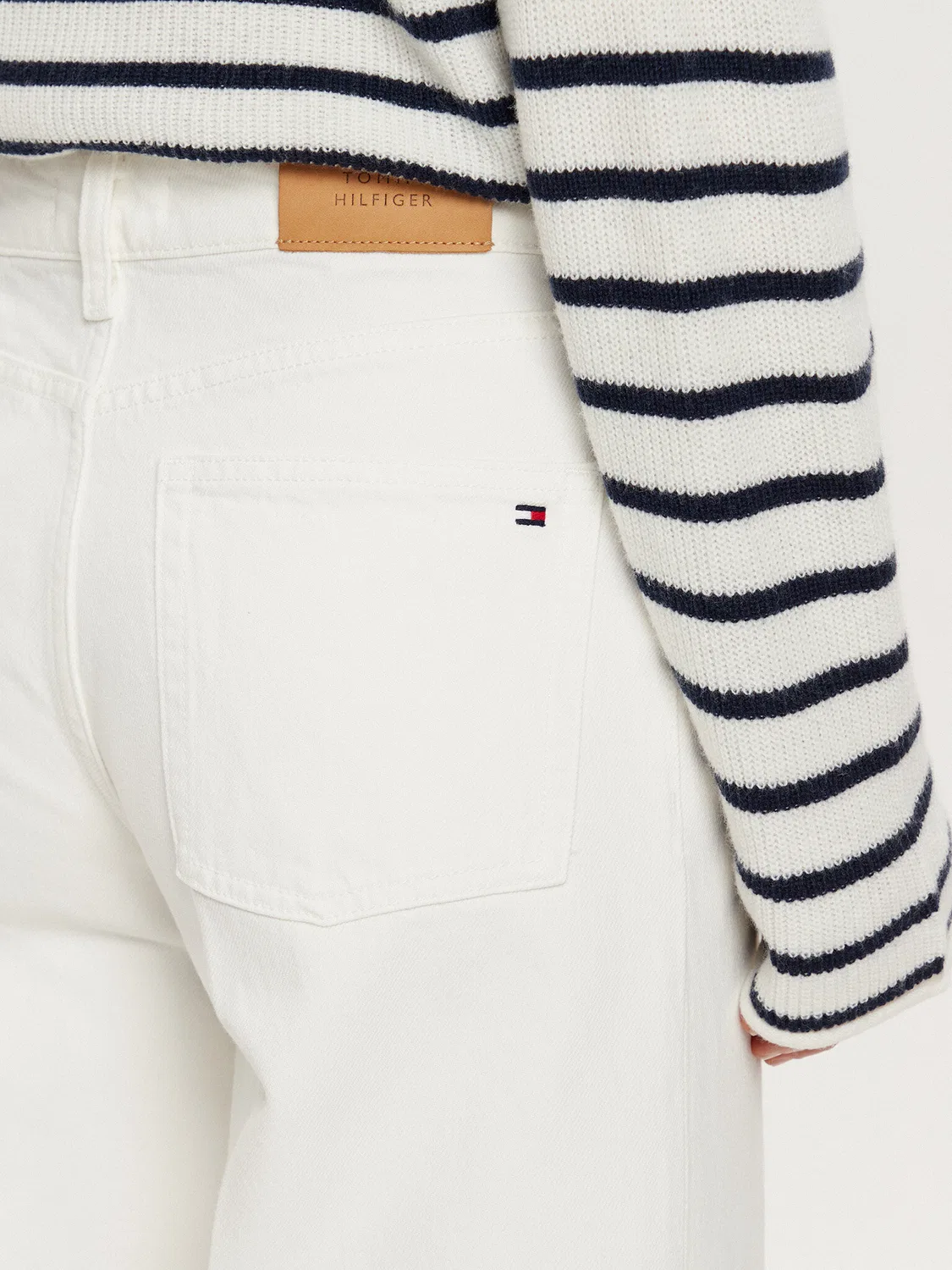Женские кюлоты стандартного кроя Tommy Hilfiger, белый — фото 4