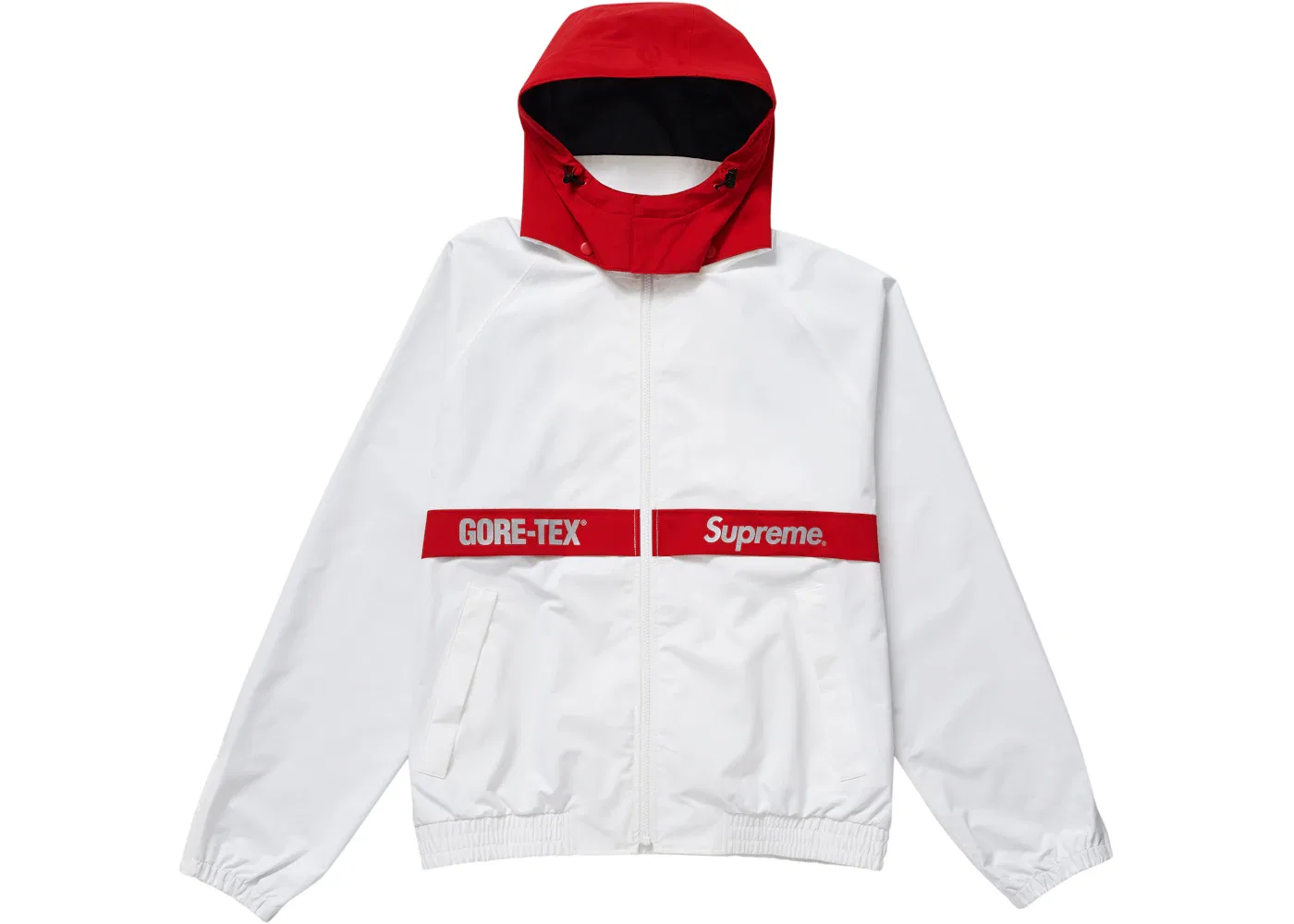 Мужская куртка с принтом Supreme GORE-TEX Court Jacket, White