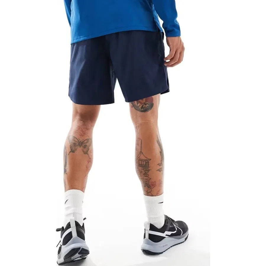 Шорты спортивные с компрессионным слоем Dri Fit Challenger 2 In 1 Nike, Темно-синий — фото 2