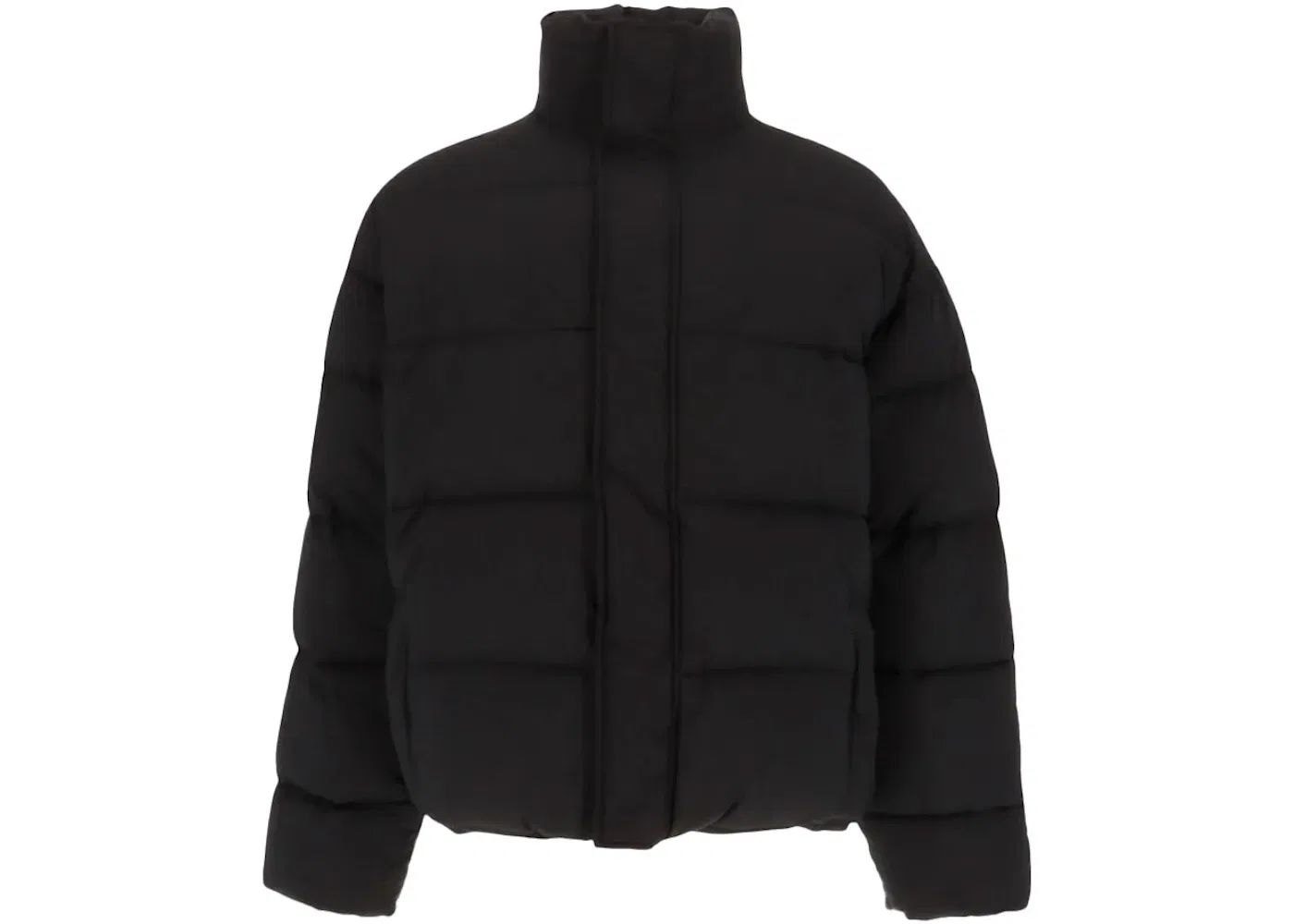 Мужская куртка-пуховик с логотипом Balenciaga, Black/White