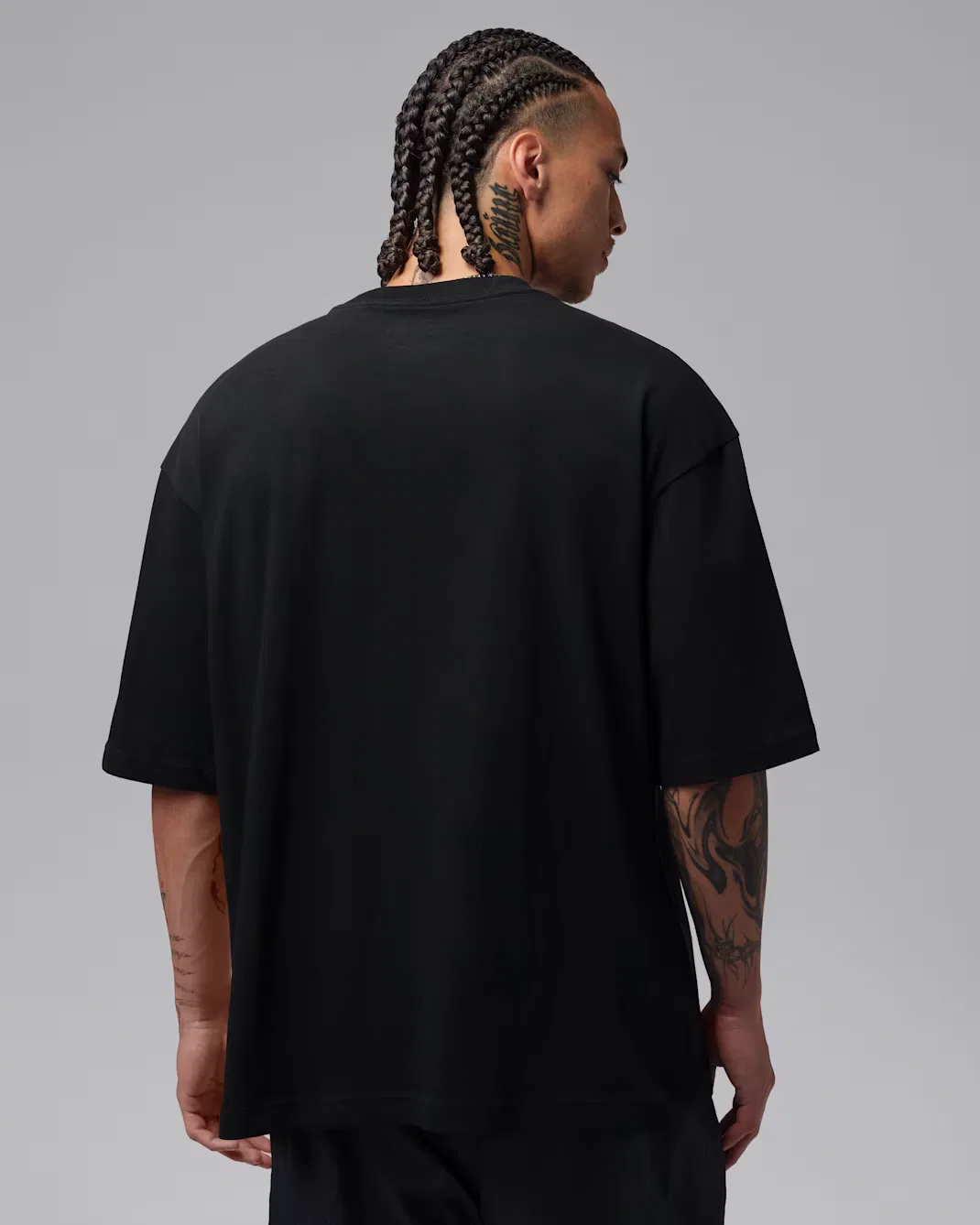 Мужская футболка Dri-FIT с графическим принтом Jordan Sport, Black/Hot Punch — фото 2