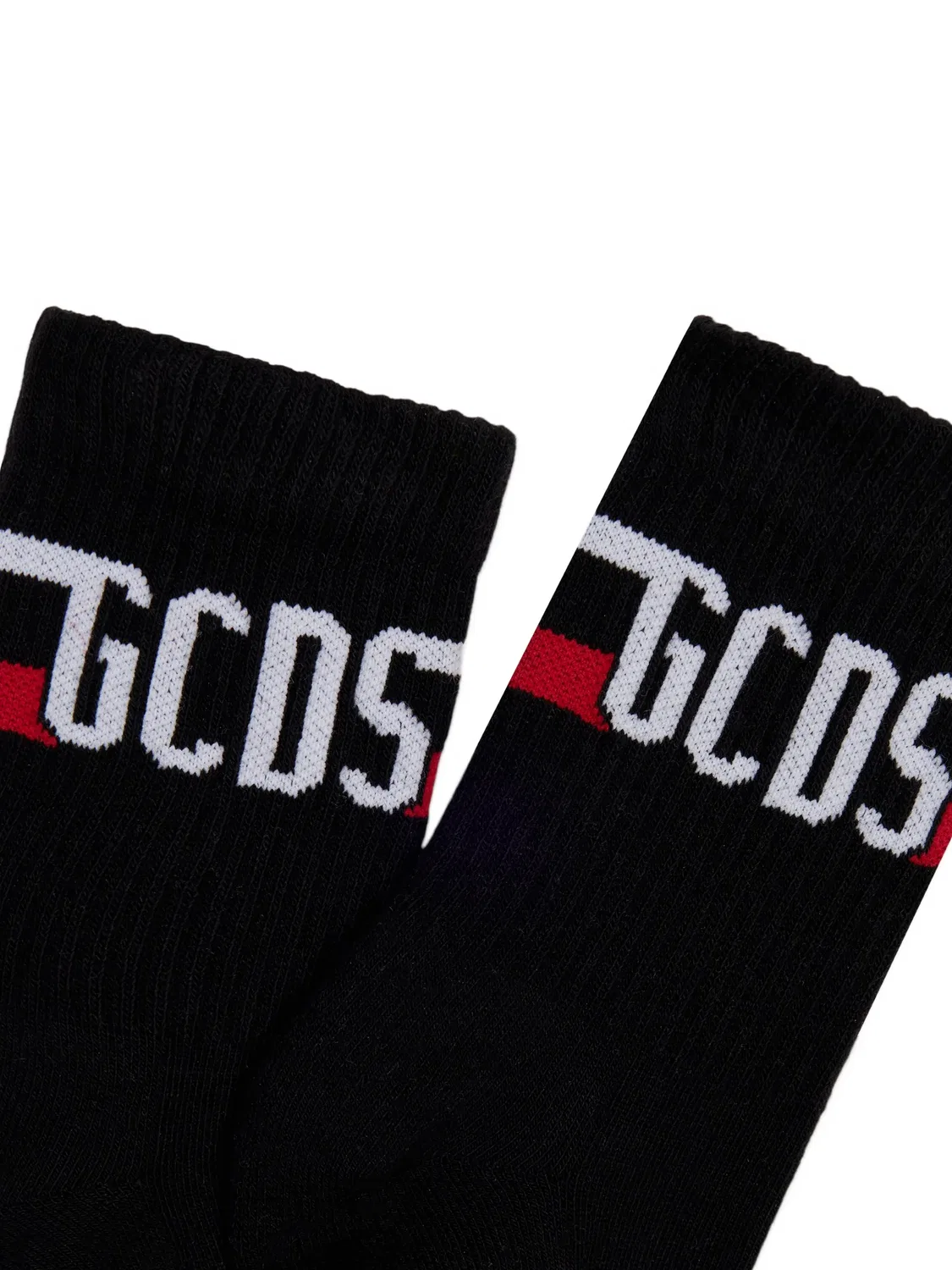 Носки с жаккардовым логотипом, черные GCDS, черный — фото 2