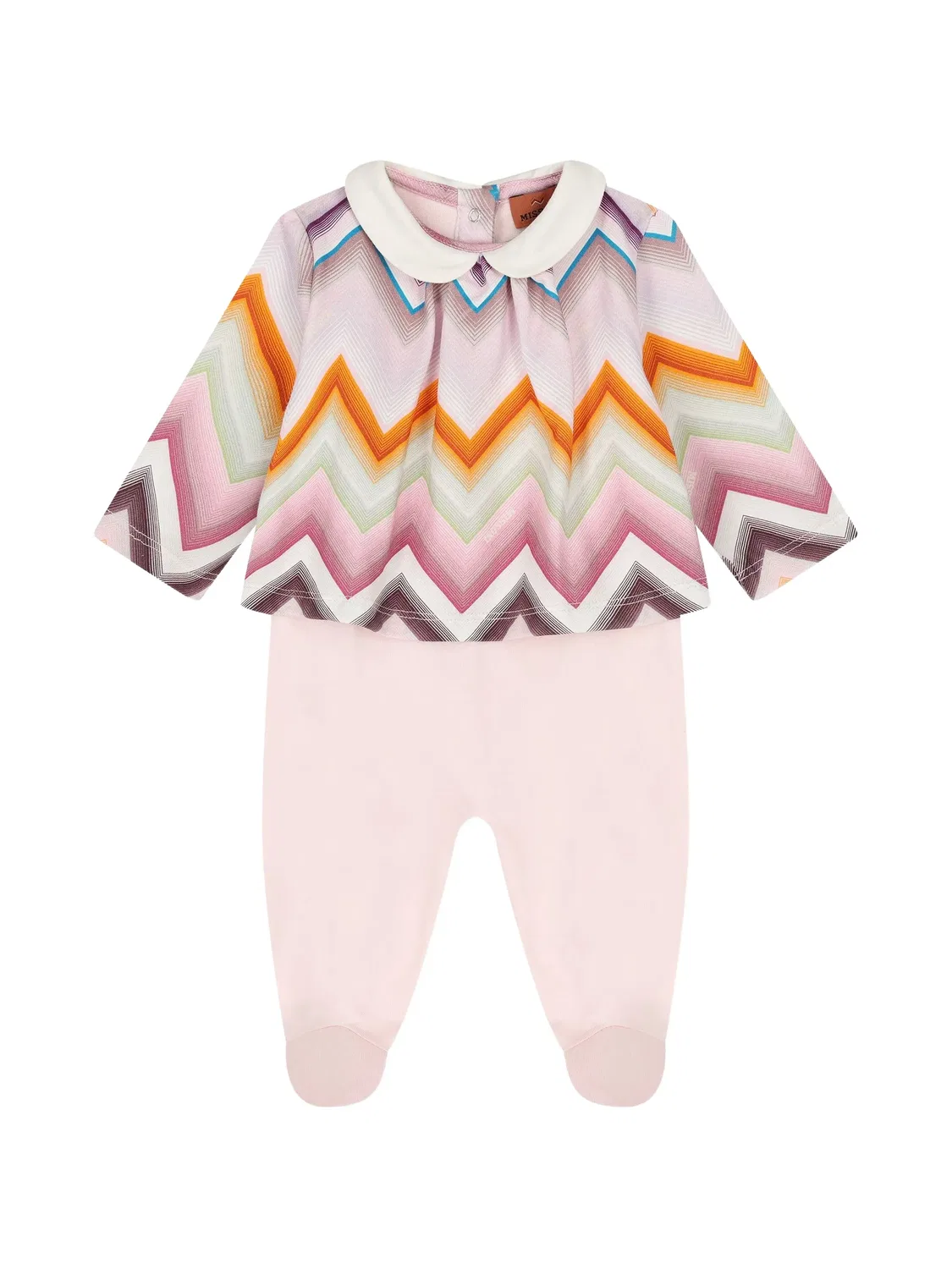 Комплект с принтом Missoni Kids, нейтральные цвета — фото 3