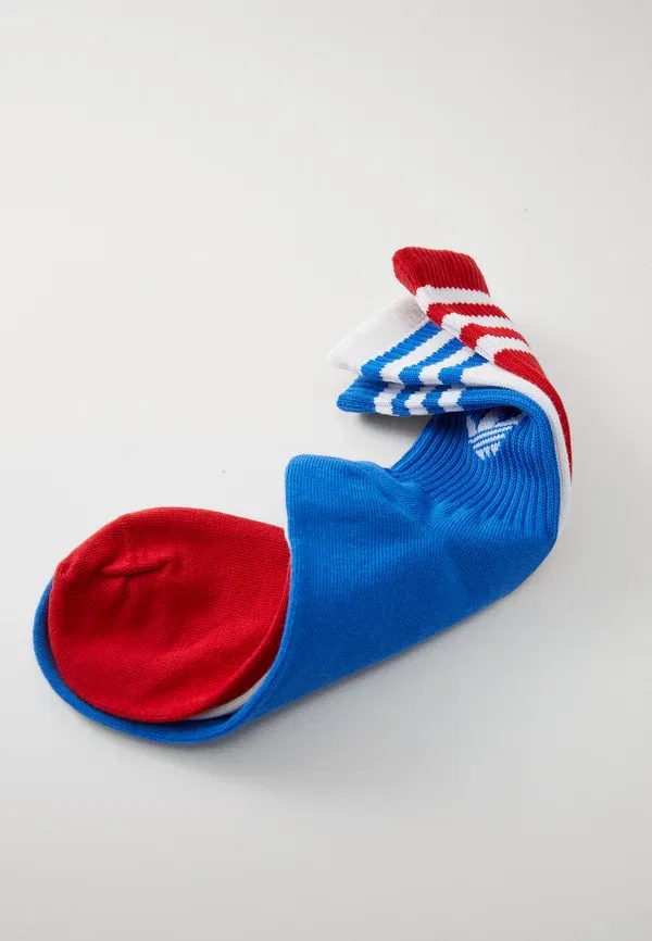 Комплект из 3 пар носков унисекс 3S Crew S Adidas Originals, белый/синий — фото 3