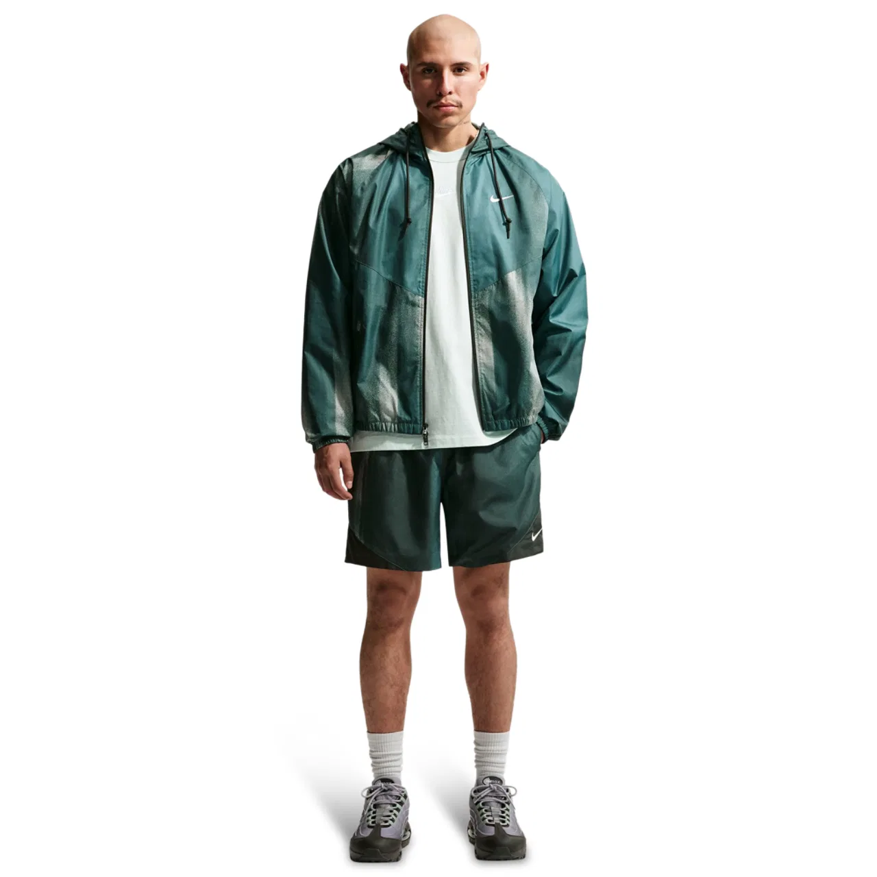 Шорты для мужчин Windrunner Nike, зеленый — фото 3