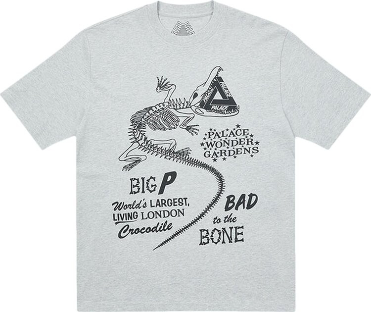 

Футболка Palace Chomper T-Shirt 'Grey Marl', серый