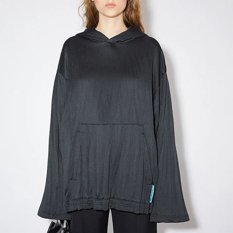 Женский свитшот с капюшоном Acne Studios, Black — фото 3