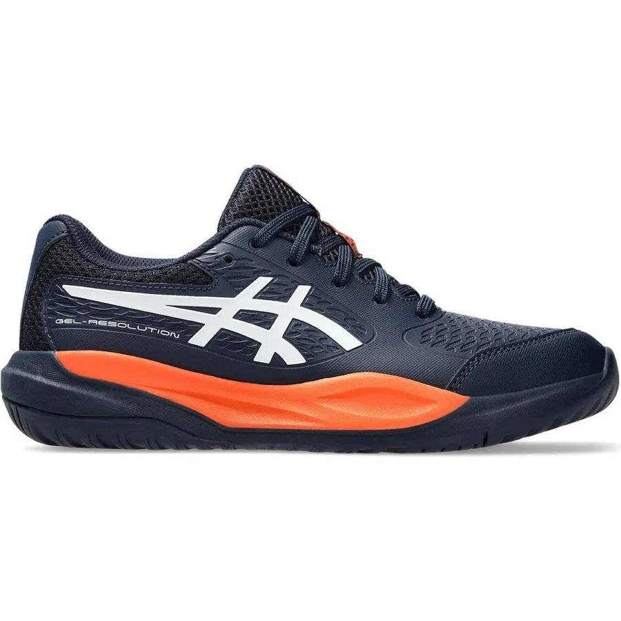 Детские теннисные туфли с гелевой амортизацией Gel Resolution X Asics, Темно-синий