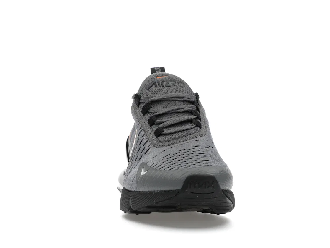 Детские кроссовки для повседневной носки Nike Air Max 270 Nike, Smoke Grey/Black/Bright Mandarin — фото 2
