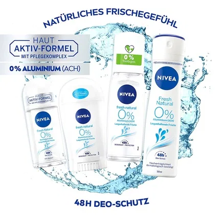 Дезодорант-роллон свежесть NIVEA Fresh Natural, 50 мл