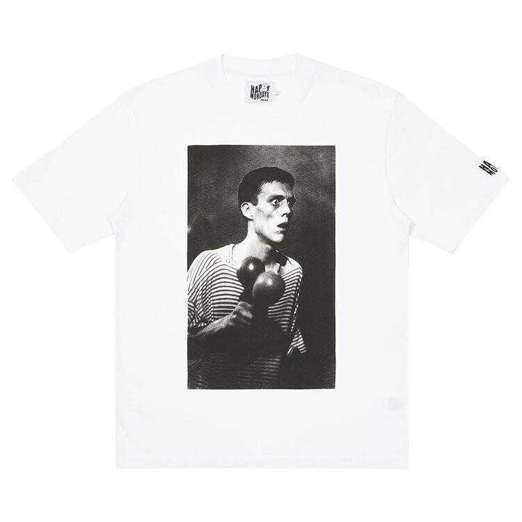 

Футболка Palace Happy Mondays Bez T-Shirt 'White', белый