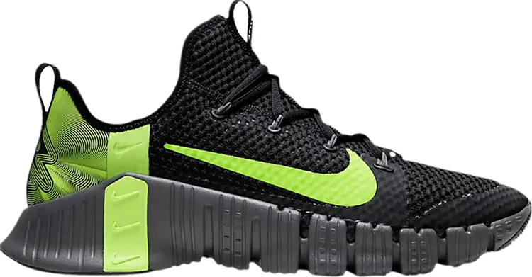 

Кроссовки Nike Russell Wilson x Free Metcon 3 'Black Venom', черный