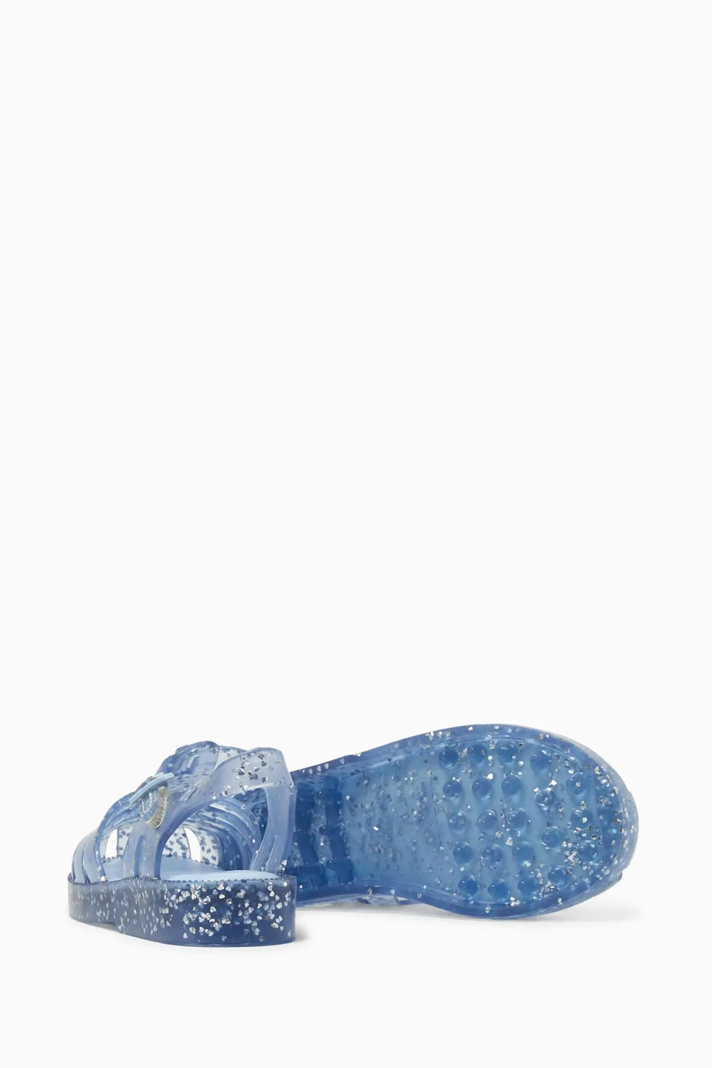 Сандалии блестящие Possession Mini Melissa, синий — фото 3