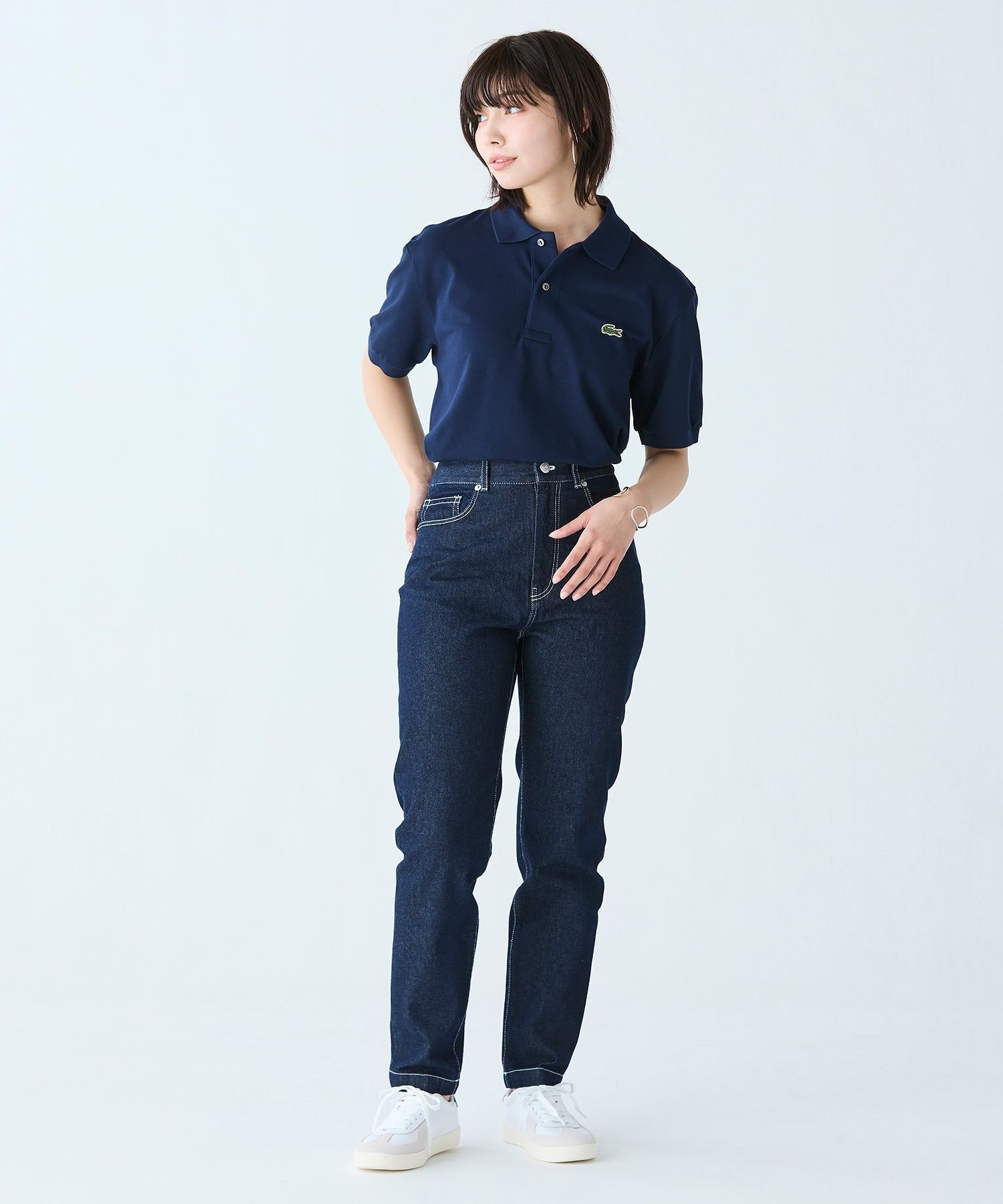 Рубашка-поло LACOSTE L.12.12 Navy — фото 3