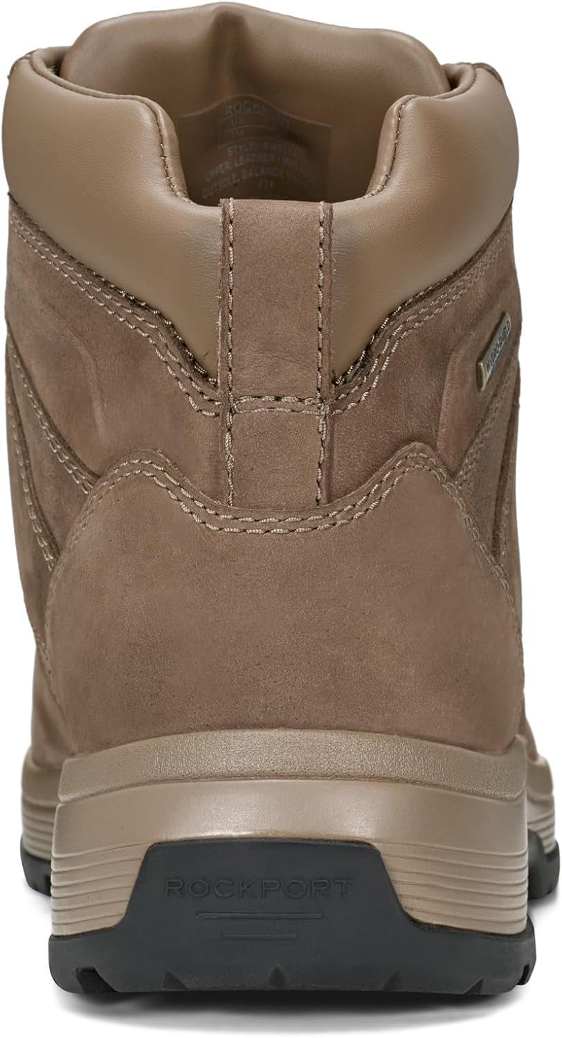 Мужские водонепроницаемые ботинки Rockport Ezra, Taupe Leather — фото 2