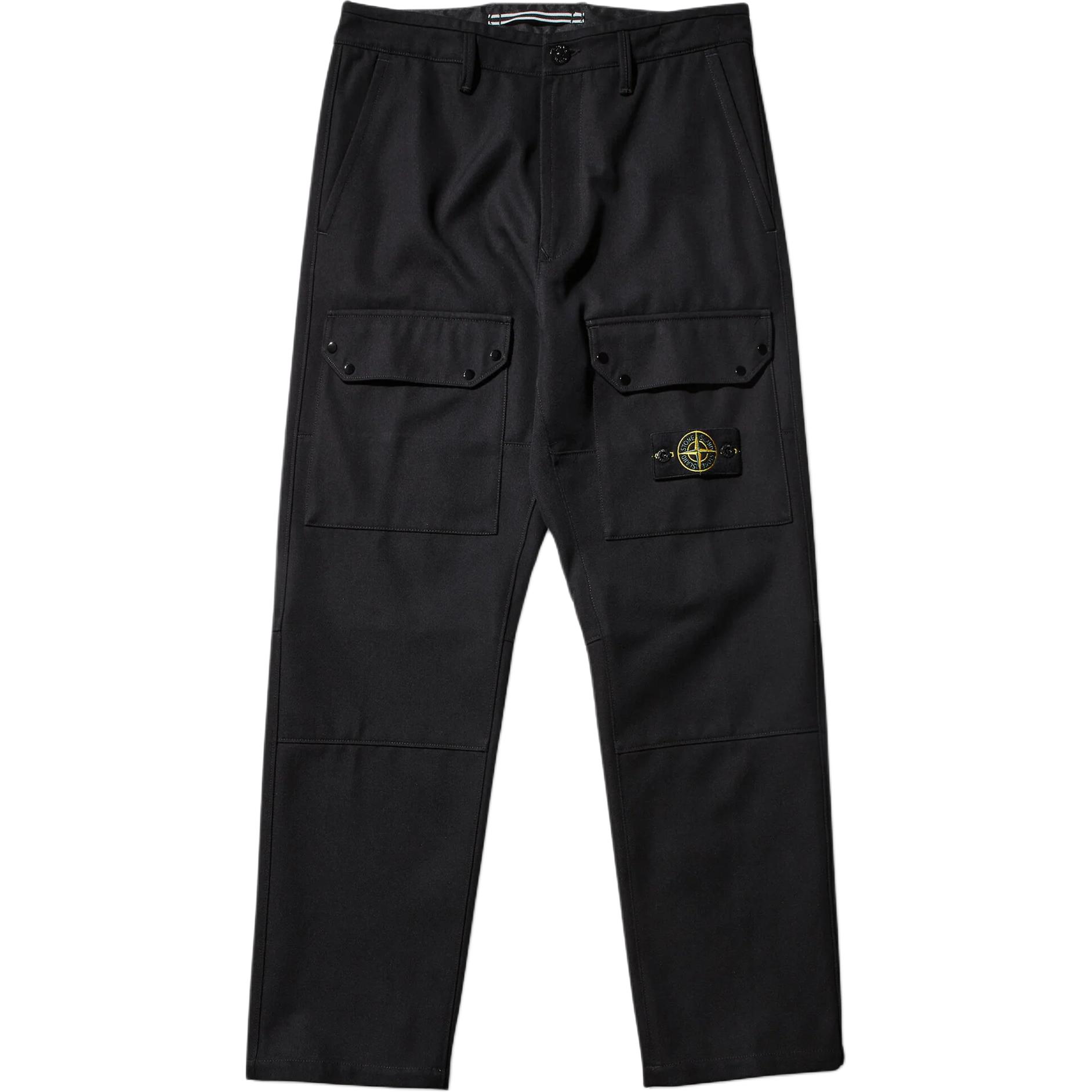 

Карго с логотипом STONE ISLAND, черные