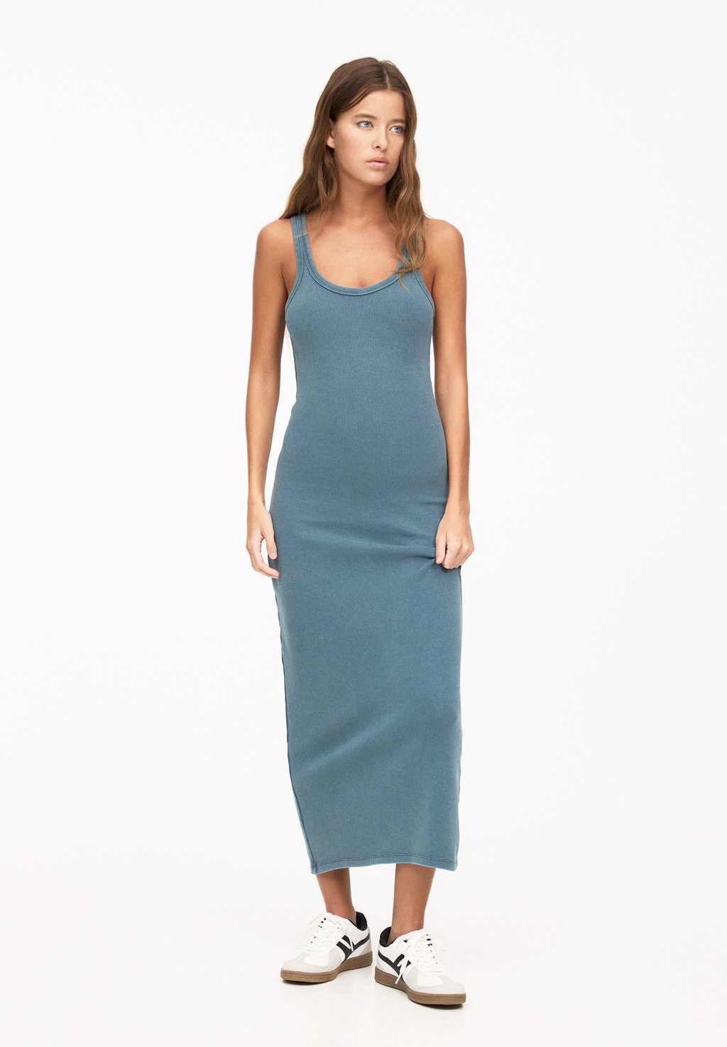 

Платье из джерси LONG SLEEVELESS - Maxi dress PULL&BEAR, синий