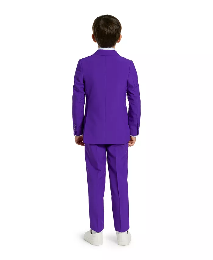 Детский костюм из 3-х предметов Purple Prince для мальчиков OppoSuits, фиолетовый — фото 2