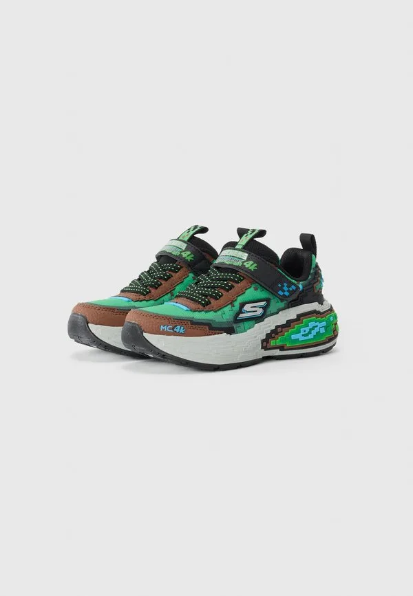 Кроссовки mega craft 4k коричнево-зелено-разноцветные Skechers, Brown/Green/Multi-Coloured — фото 2