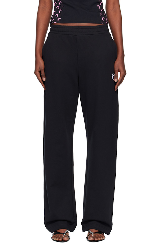 

Флисовые спортивные штаны с логотипом Moon Marine Serre, черный