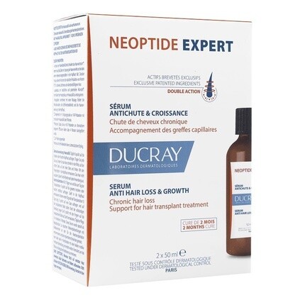 

Neoptide Expert Сыворотка против выпадения волос 2 флакона по 50 мл, Ducray