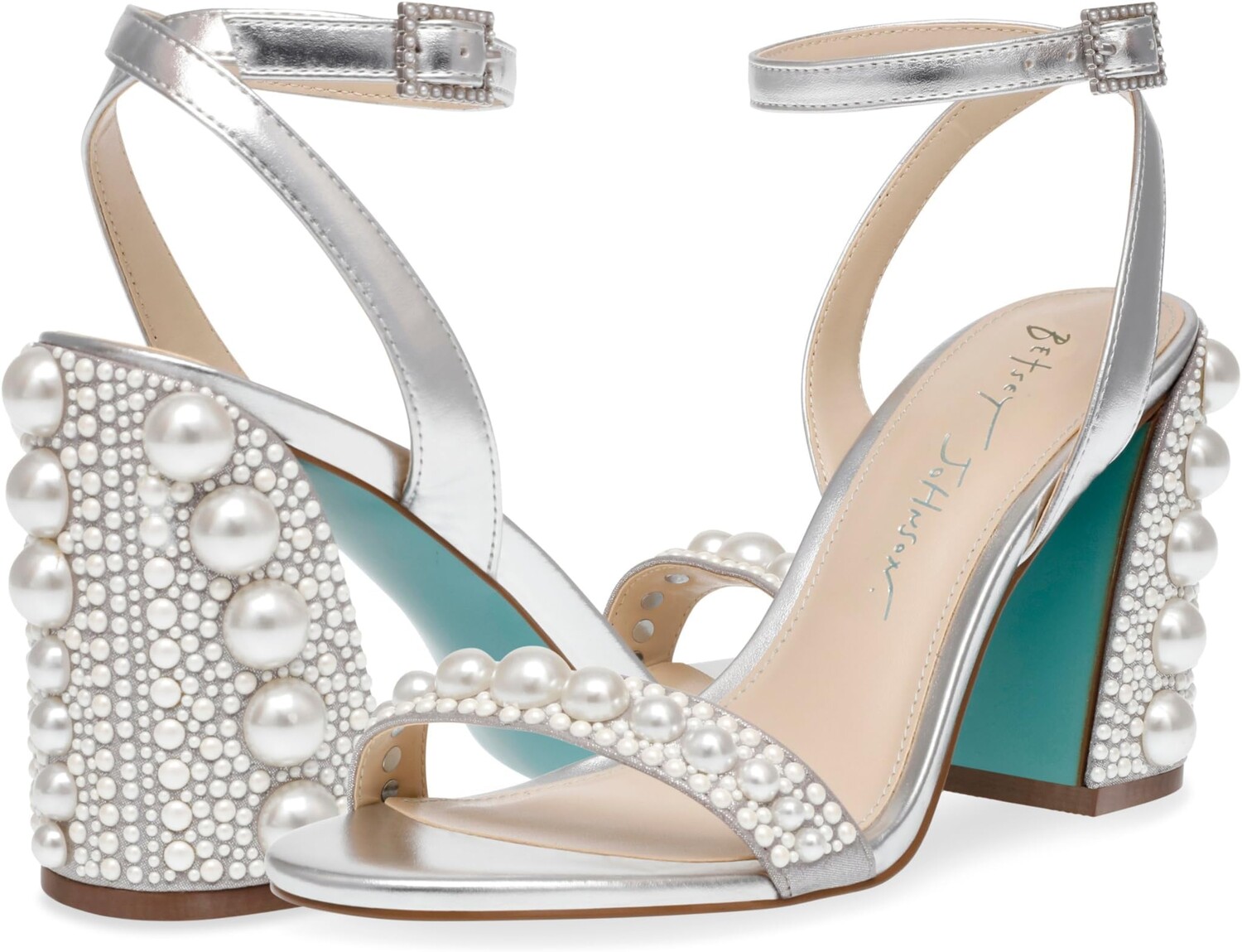 Сандалии Blue by Betsey Johnson Lexi, серебряный