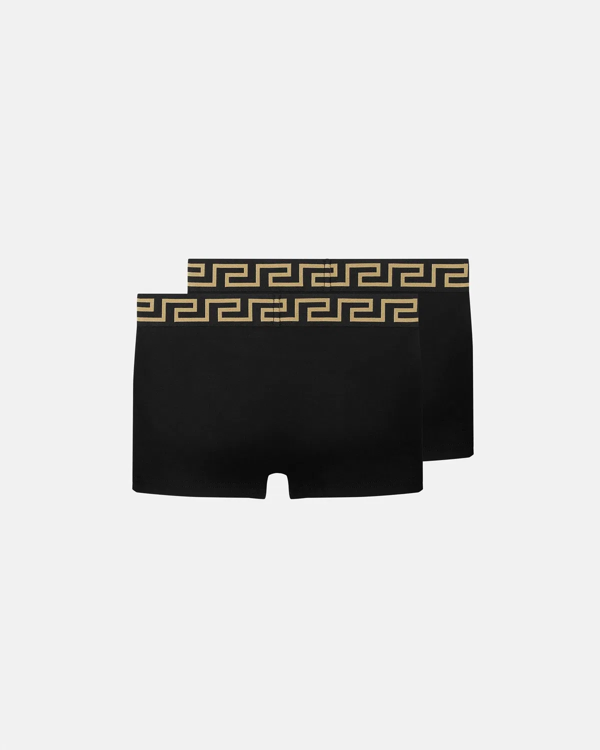 Детские боксеры из жаккардового хлопкового джерси, 2 штуки в упаковке Versace, черный — фото 3