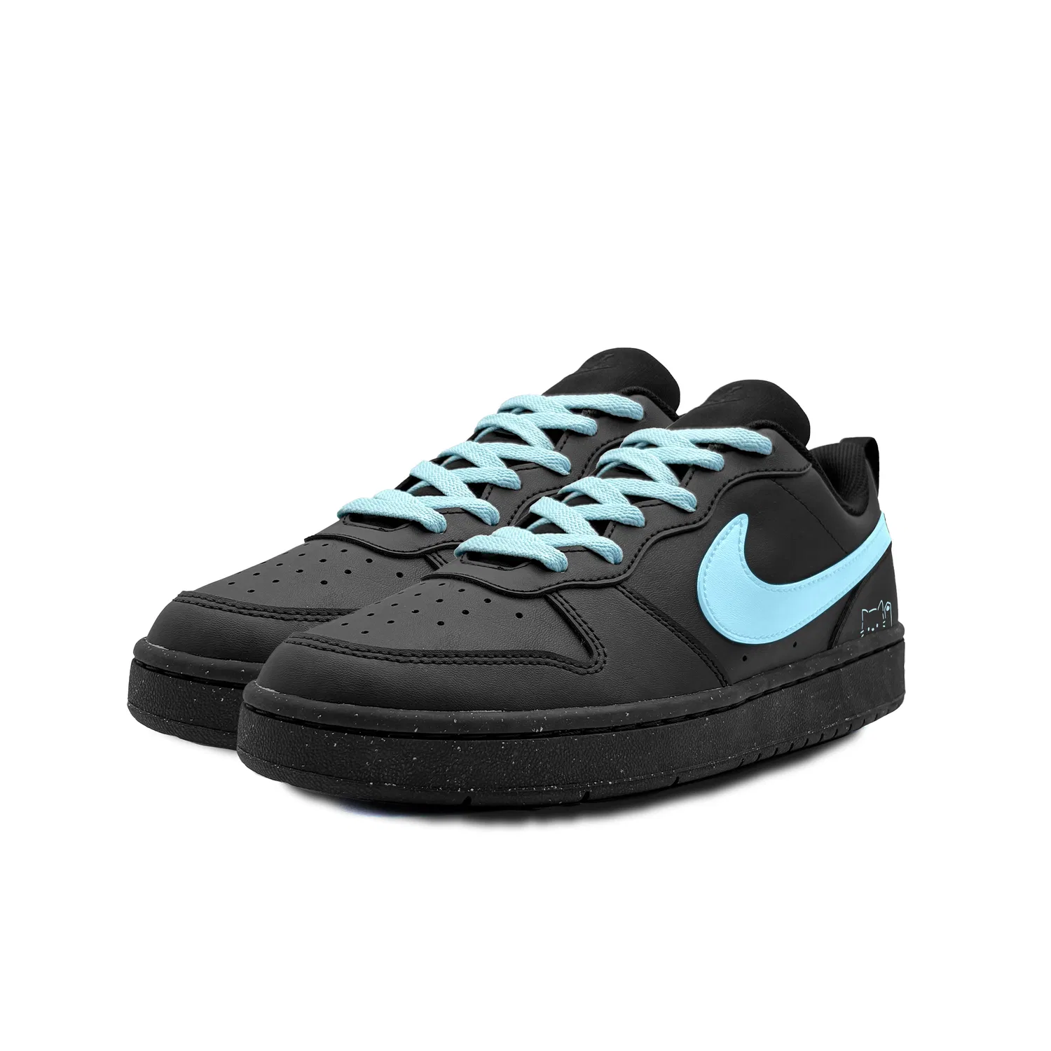 Детские кроссовки для скейтбординга Nike Court Borough Black — фото 4