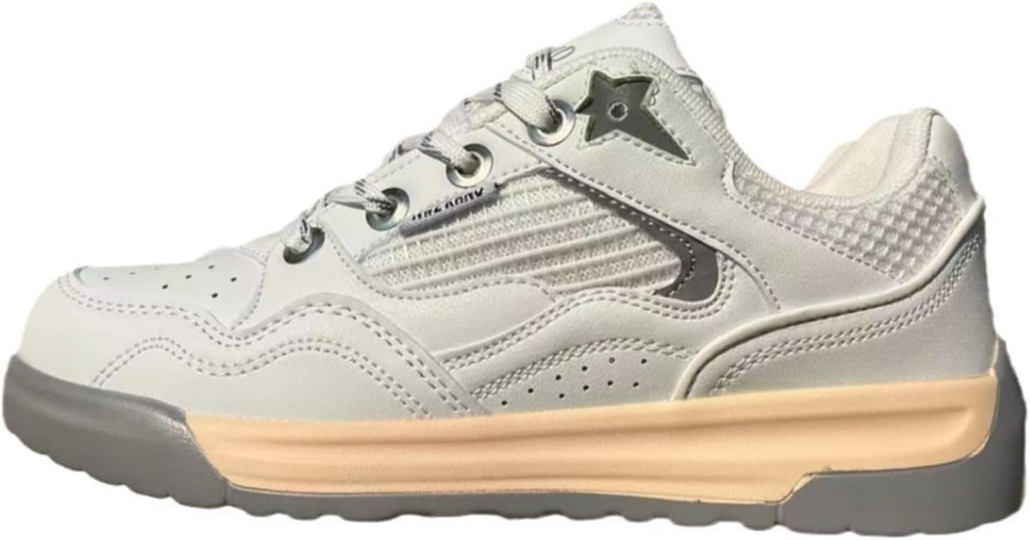 

Легкие повседневные кроссовки для скейтборда 2025, Удобная и стильная обувь на каждый день для мужчин и женщин Krviuoe, белый