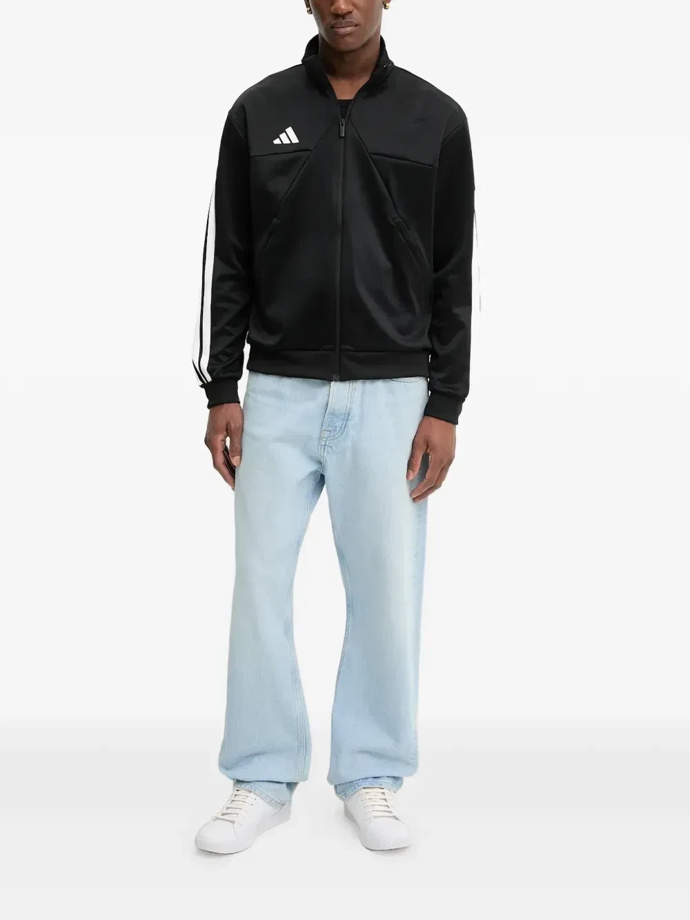 Толстовка на молнии Adidas, черный — фото 2