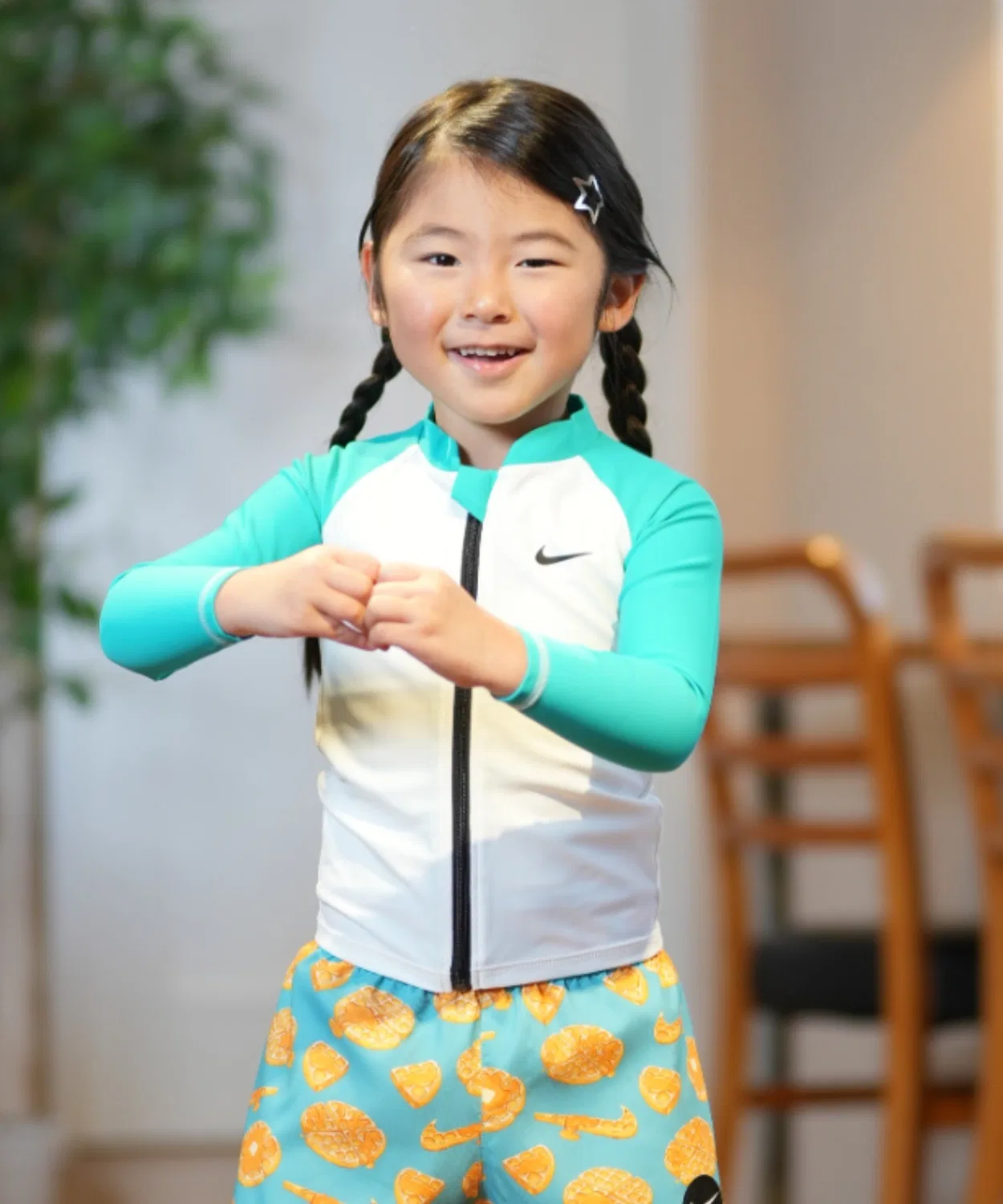 Рашгард Nike Kids Zip UV Care