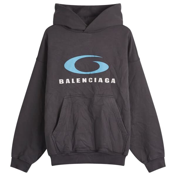 

Толстовка с логотипом Balenciaga, черный
