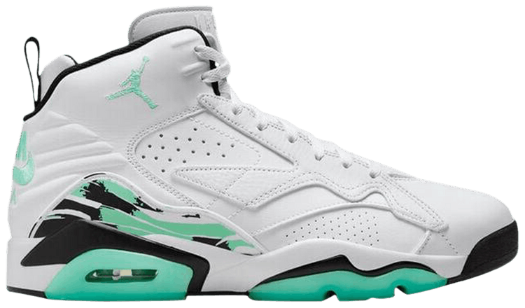 

Кроссовки Air Jordan Jordan MVP GS 'White Green Glow', белый