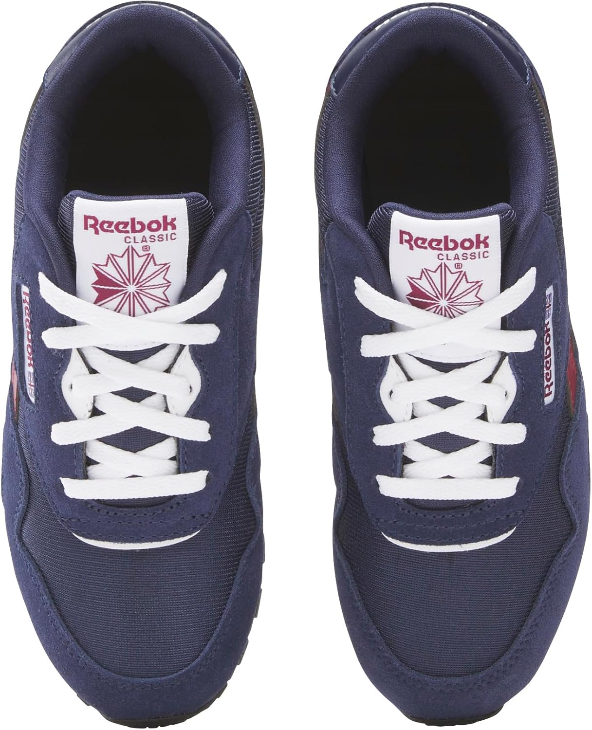 Кроссовки Reebok Classic Nylon (Little Kid), белый/желтый/розовый — фото 3