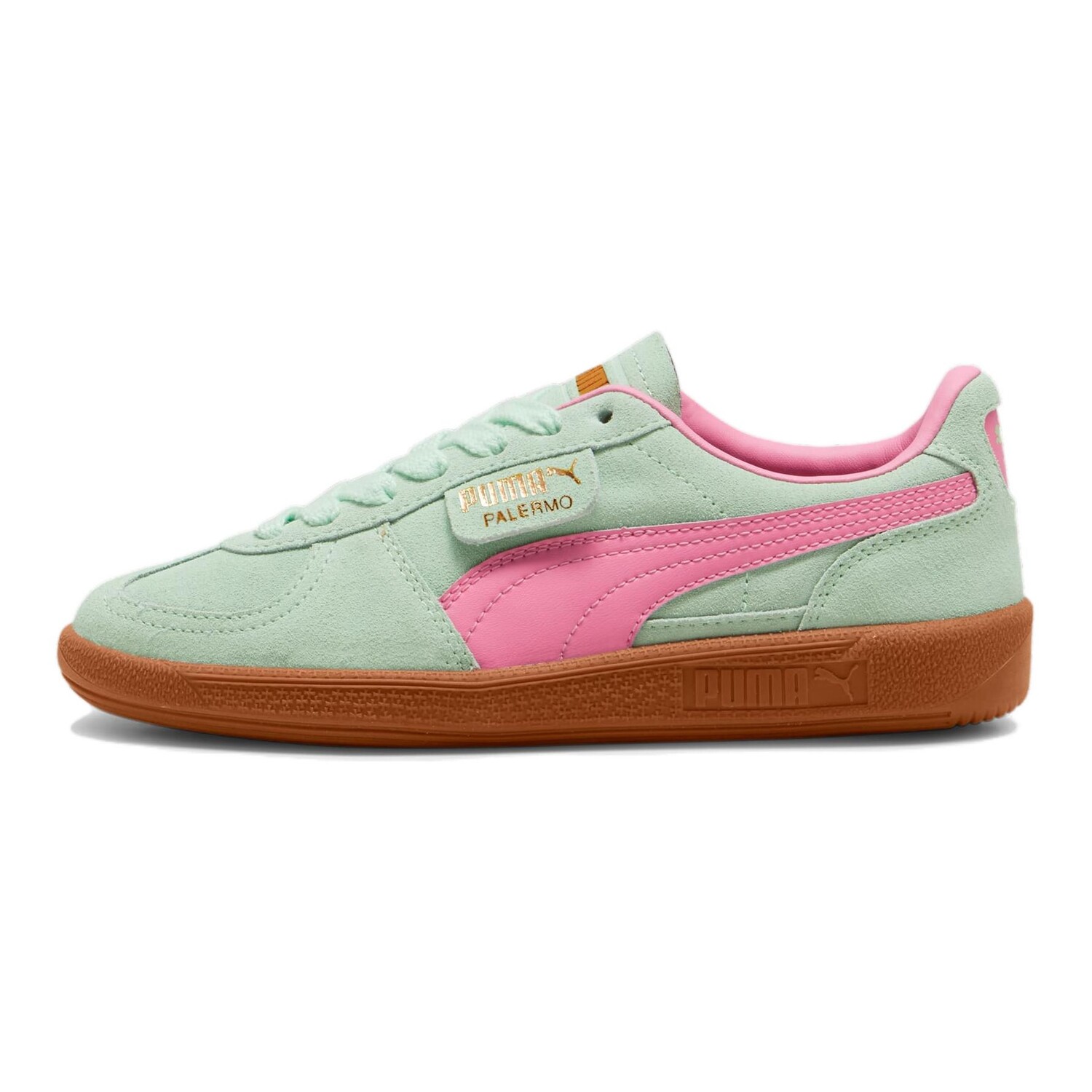 

Детские кроссовки для скейтбординга Palermo GS Puma, зеленый/розовый