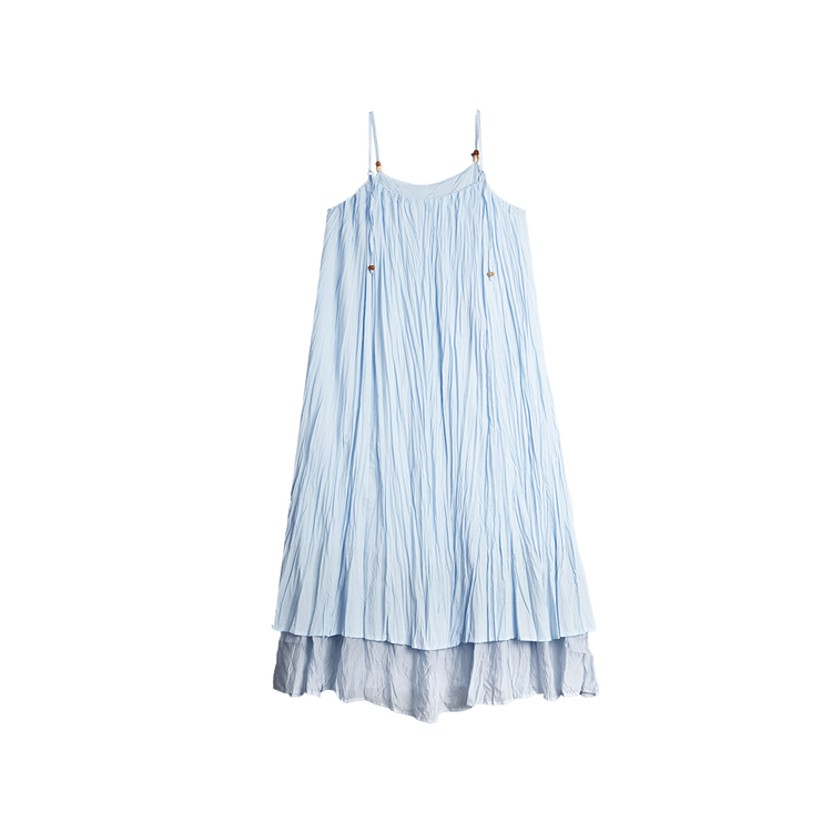 

Платье-сорочка с волнообразным принтом Women's ELLE, синий