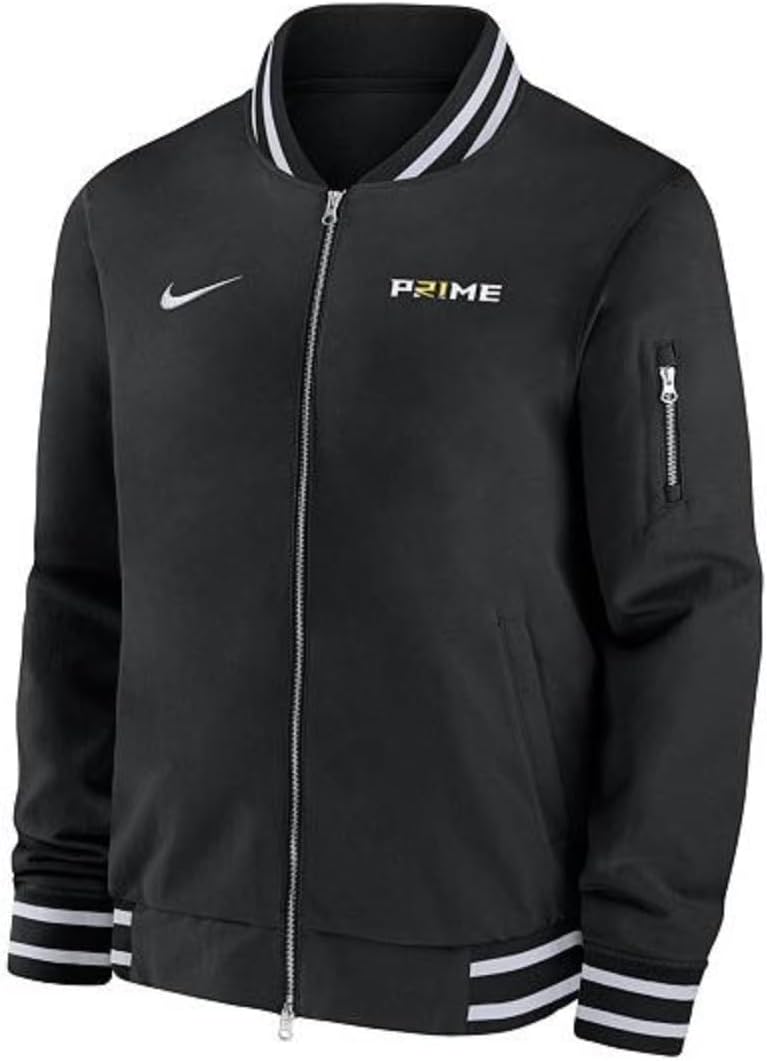 

Мужская полевая куртка-бомбер Nike Prime Black 2.0 с боковыми молниями, Black/White