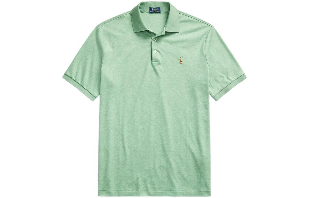 Поло с вышитой лошадкой Polo Pony Polo Ralph Lauren, зеленый — фото 3
