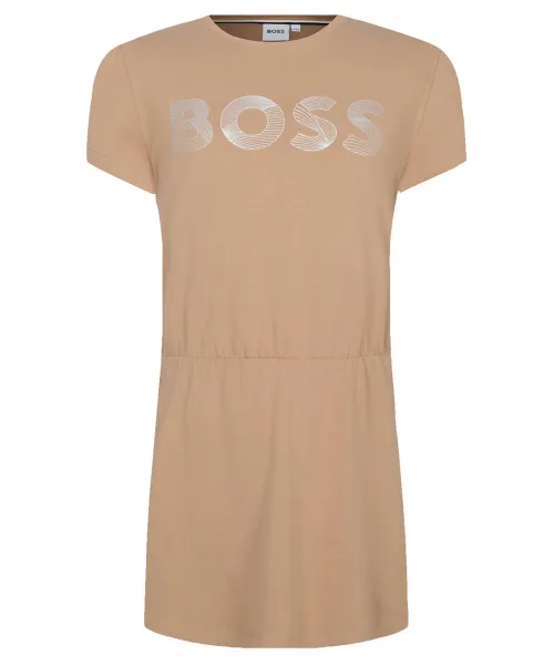 

Платье Boss Kidswear, коричневый