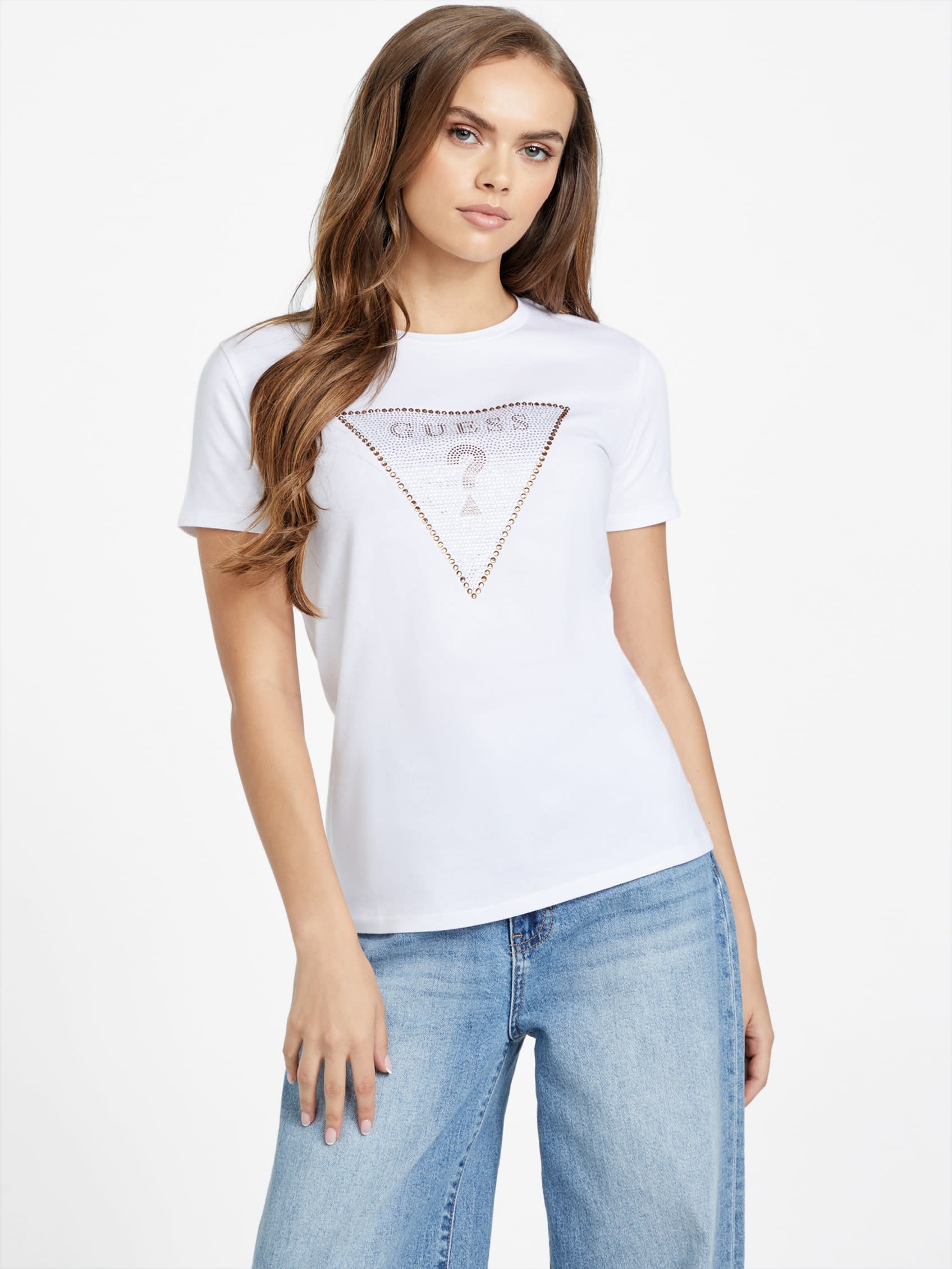 

Футболка Ава Треугольник Guess Factory, белый