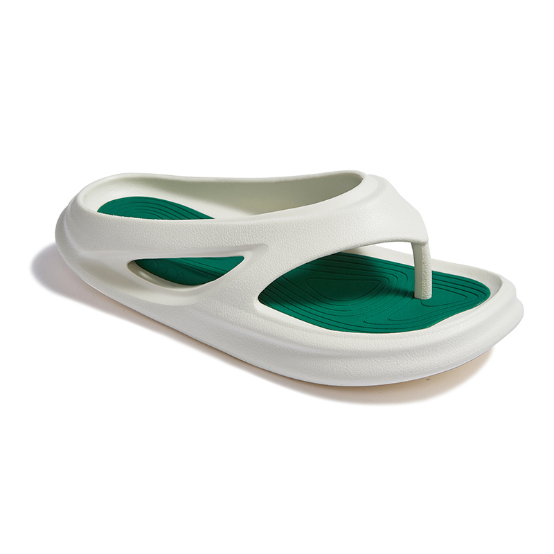 0592 Сланцы унисекс светло-зелёные в горошек, цвет Dot Green (Flip-Flops) — фото 3
