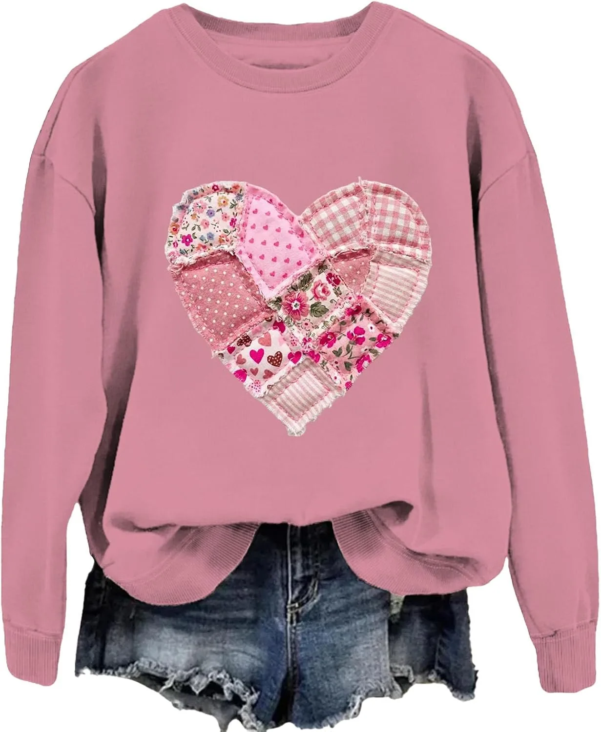 

Свитшот Valentine Patchwork Heart Czbic