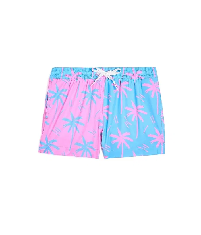 Плавки с пальмовым принтом The Prince Of Prints Chubbies Kids, Bright Blue/Pink/Pattern Base