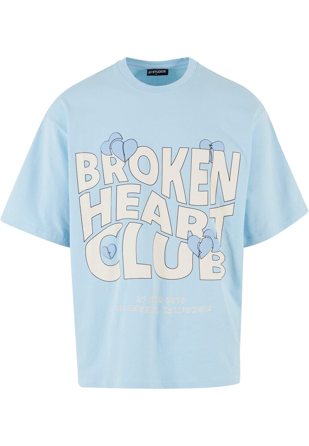 

Футболка 2Y Studios Broken Heart Club, светло-синий