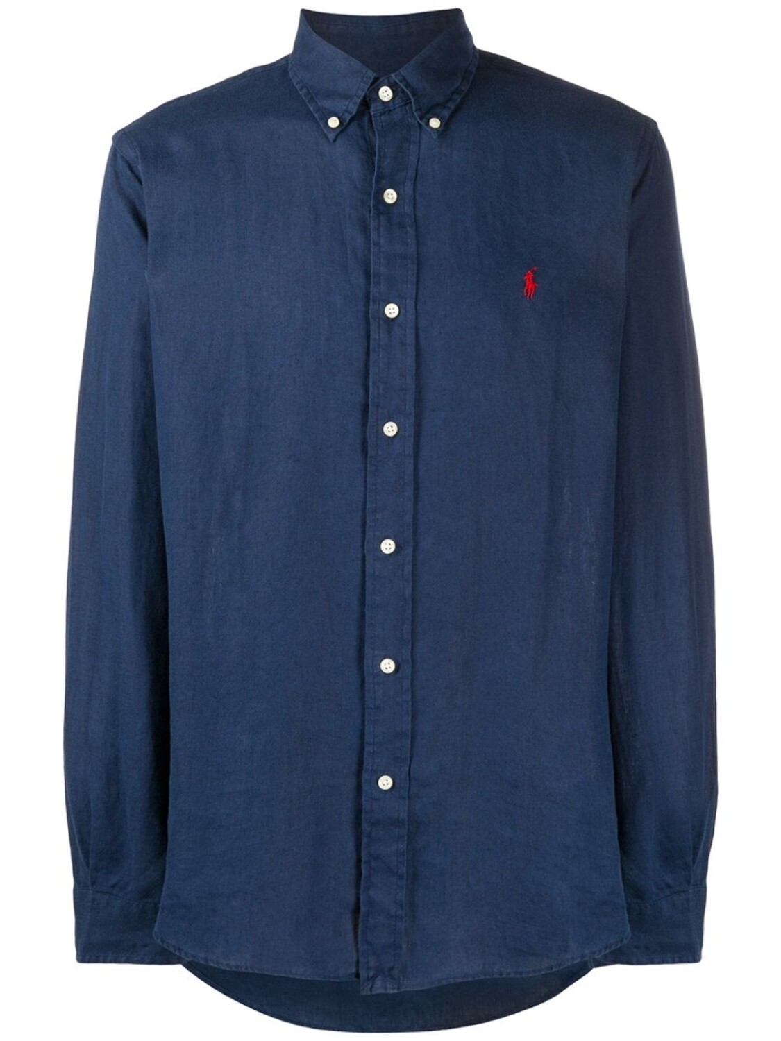 

Polo Ralph Lauren рубашка из ткани шамбре, синий