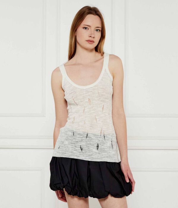 

Футболка Серхио Slim fit Pinko, экрю