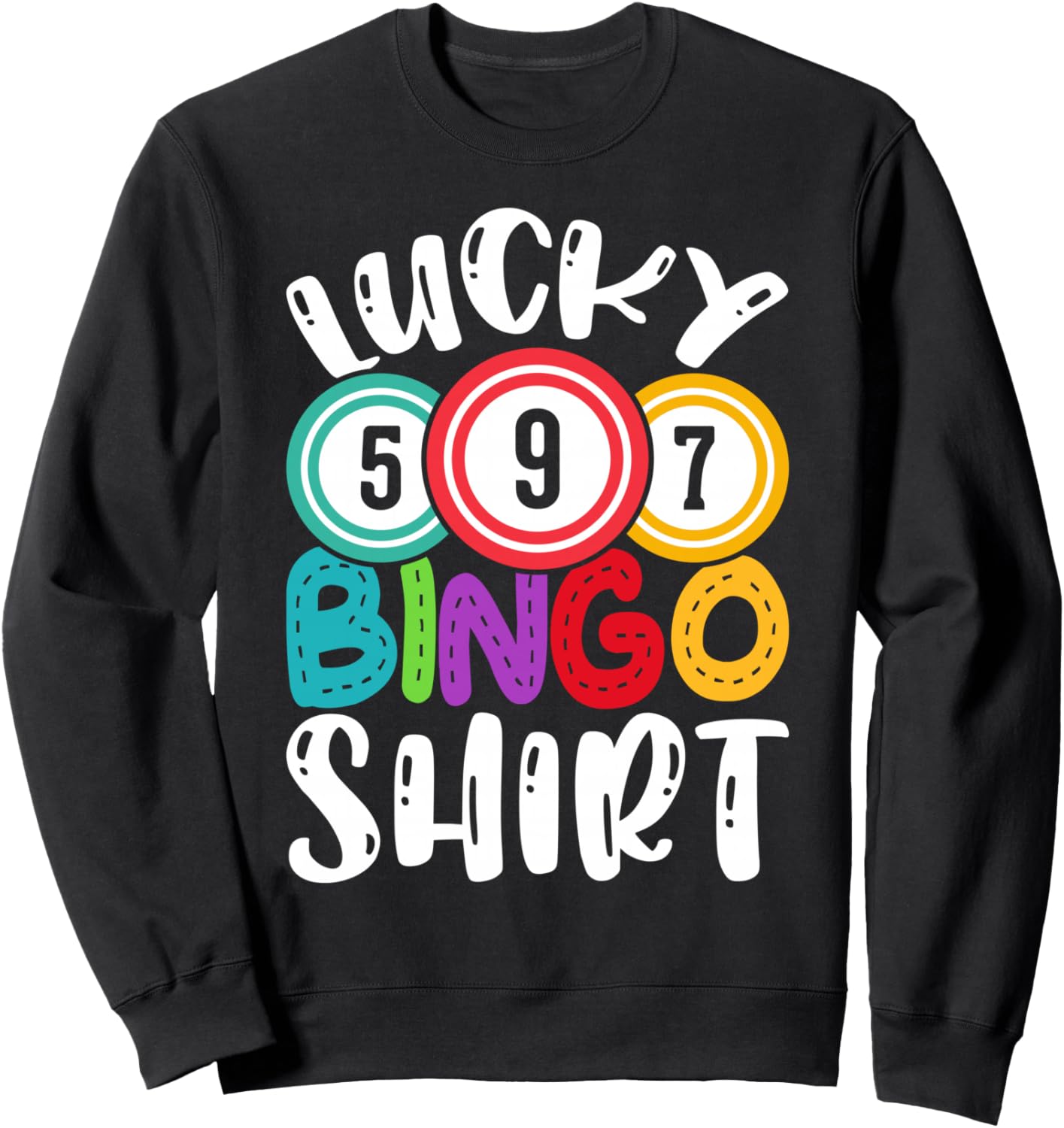 

Толстовка «Счастливое бинго» Funny Bingo Caller Apparel & Gifts Gambling Lottery, черный